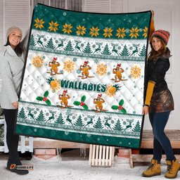 Australia Christmas Quilt - Wallabies Special Ugly Christmas Quilt