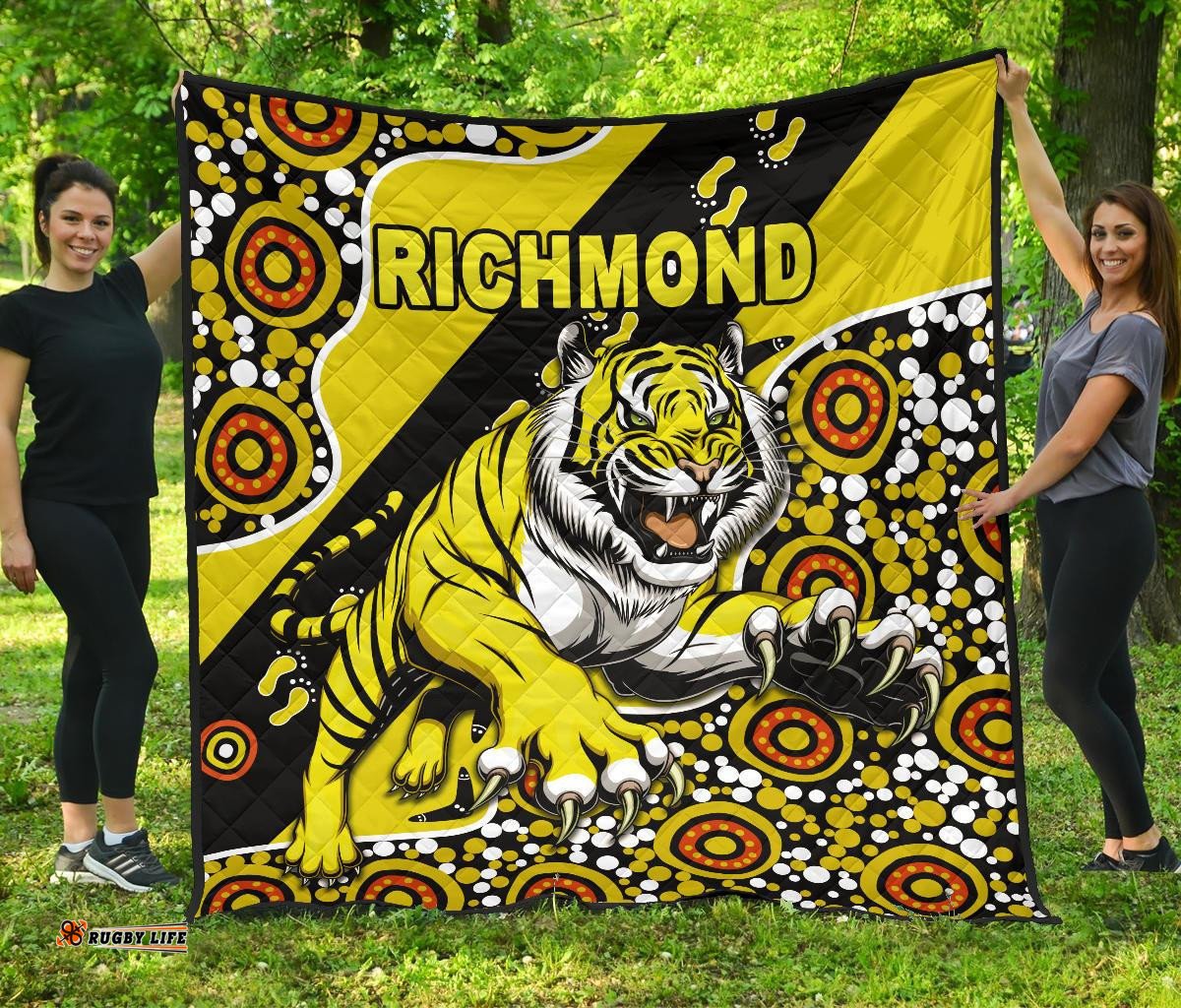 richmond premium quilt indigenous tigers
