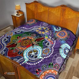 personalised storm naidoc week 2024 quilt australia aboriginal dot painting