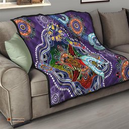 personalised storm naidoc week 2024 quilt australia aboriginal dot painting