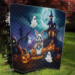 happy kangaboo quilt kangaroo and halloween haunted house