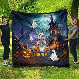 happy kangaboo quilt kangaroo and halloween haunted house