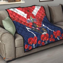 custom roosters rugby anzac quilt sydney gallipoli soldier with aboriginal art
