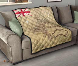 premium quilts australia map quilts vintage kangaroo & flag