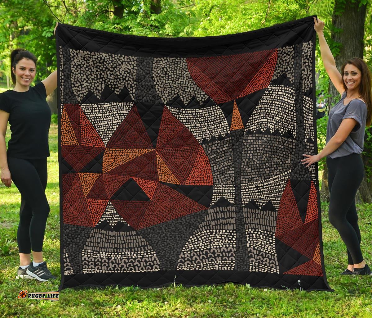 aboriginal premium quilt australia mystery dream dot painting art