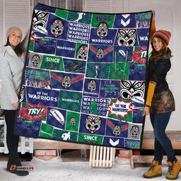 New Zealand Warriors Premium Quilt - Team Of Us Die Hard Fan Supporters Comic Style