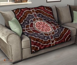 premium quilts aboriginal dot painting quilts ver03