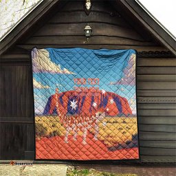 personalised australia thorny devil quilt natures armored knights aussie uluru