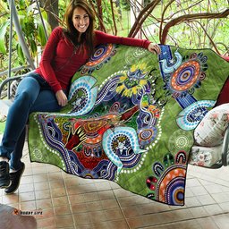 personalised raiders naidoc week 2024 quilt australia aboriginal dot painting