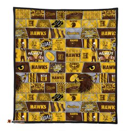 Amazing Aussie Hawthorn Legacy Of The Pride Comic Style Quilt