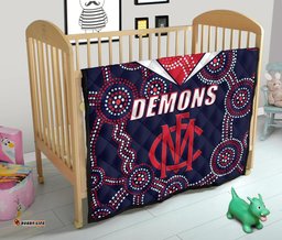 demons indigenous premium quilt melbourne fancy