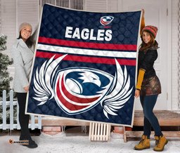 usa rugby premium quilt eagles simple style full navy