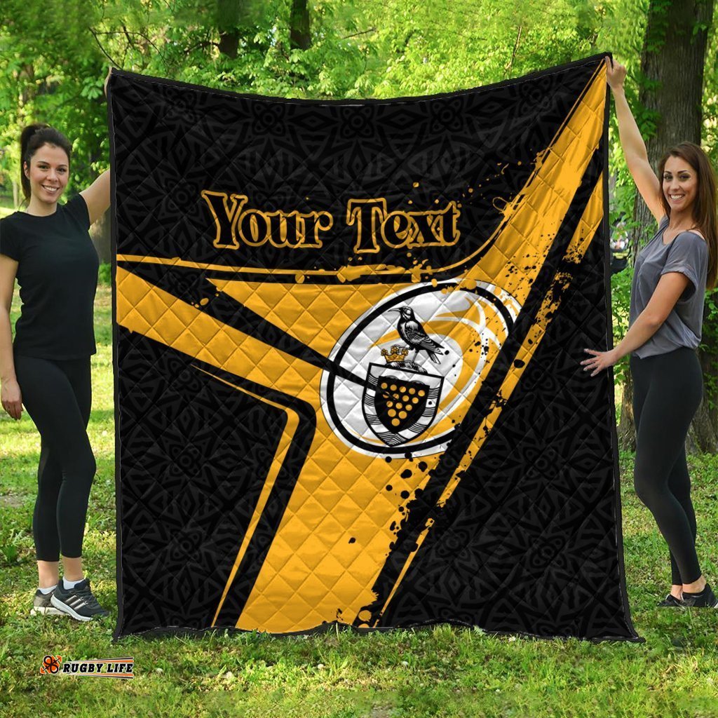 custom text cornwall rugby personalised quilt cornish rugby
