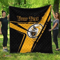 custom text cornwall rugby personalised quilt cornish rugby