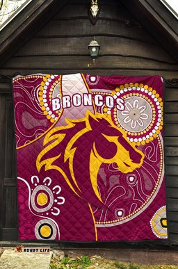 broncos indigenous premium quilt brisbane strong