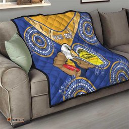 custom afl eagles naidoc week quilt keep the fire burning indigenous art