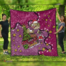 Queensland Cane Toads Christmas Custom Quilt - Let's Get Lit Chrisse Pressie Quilt