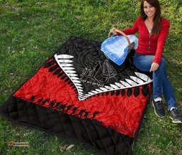 new zealand anzac quilt lest we forget premium quilt red