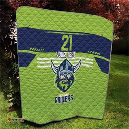 raiders rugby custom quilt the green machine simple style