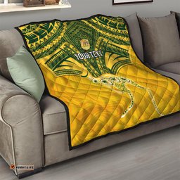 custom australia matildas quilt polynesian mix gold marble