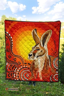 premium quilts kangaroo coverlets aboriginal patterns ver02