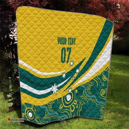 australia 2024 olympics custom quilt rise of the roos aborignal style