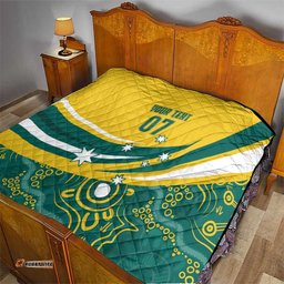 australia 2024 olympics custom quilt rise of the roos aborignal style