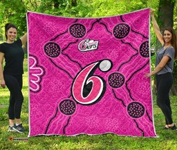 sydney sixers quilt aboriginal dot painting