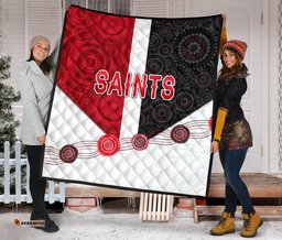 saints premium quilt indigenous