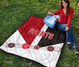 saints premium quilt indigenous