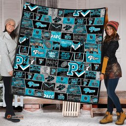 Amazing Aussie Port Adelaide Legacy Of The Pride Comic Style Quilt