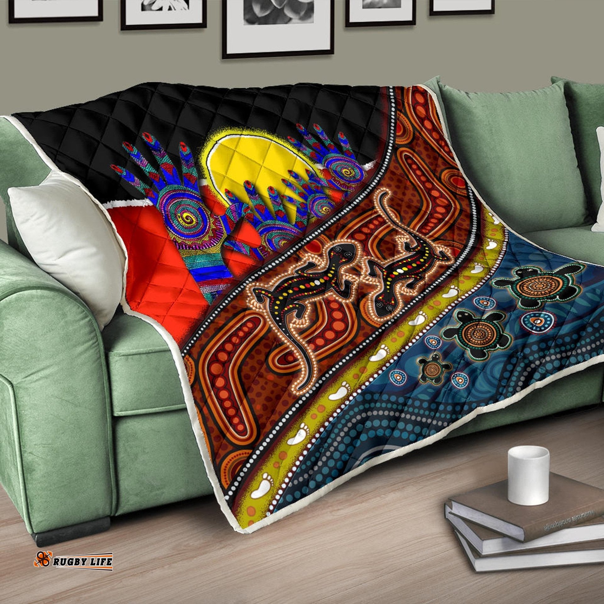 premium quilt australians together
