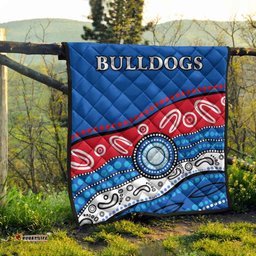 bulldogs indigenous premium quilt western