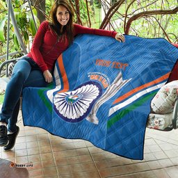 custom india cricket quilt 2nd champions world cup men in blue