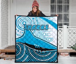 sharks premium quilt cronulla indigenous unique
