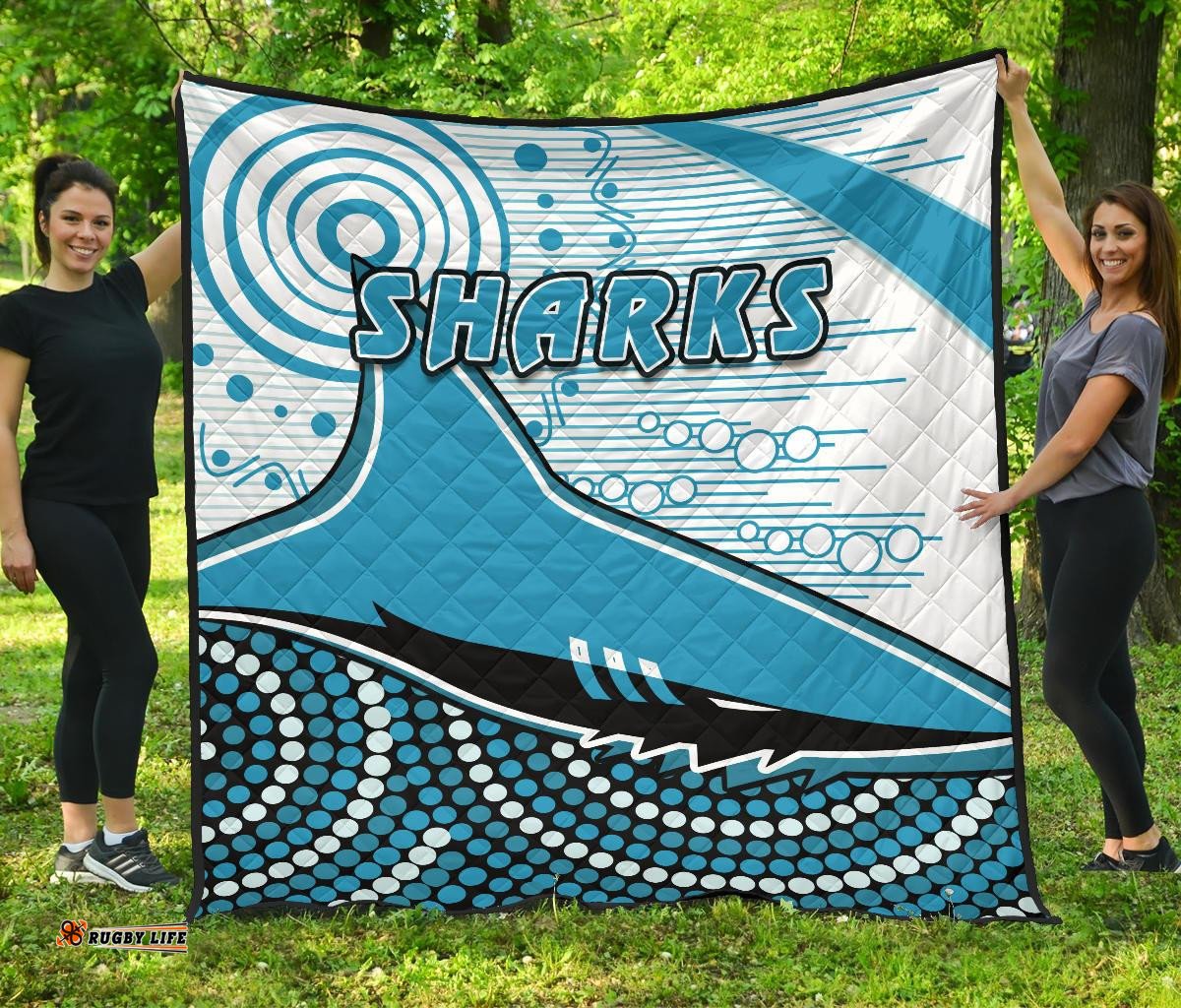 sharks premium quilt cronulla indigenous unique