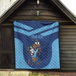 custom new south wales rugby quilt blues cockroach origin sporty
