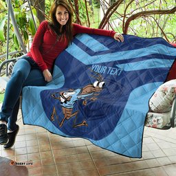 custom new south wales rugby quilt blues cockroach origin sporty