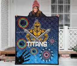 naidoc titans premium quilt gold coast aboriginal