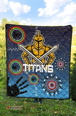naidoc titans premium quilt gold coast aboriginal