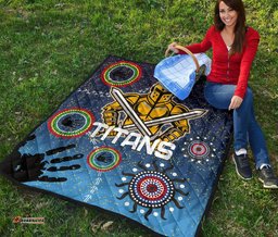 naidoc titans premium quilt gold coast aboriginal