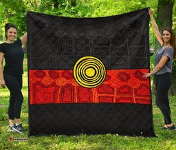 aboriginal premium quilt aussie indigenous flag
