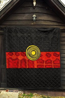 aboriginal premium quilt aussie indigenous flag