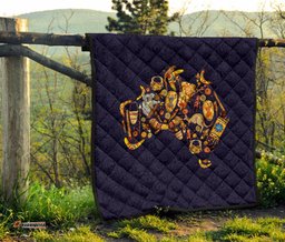 premium quilts australia map coverlets symbols