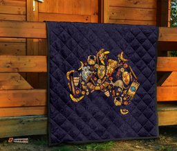 premium quilts australia map coverlets symbols