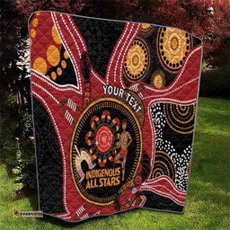 custom australia indigenous rugby quilt 2024 aboriginal all stars