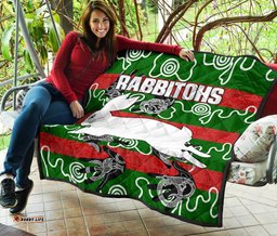 rabbitohs premium quilt animals aboriginal