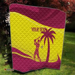 custom west indies cricket quilt 2024 world cup go windies