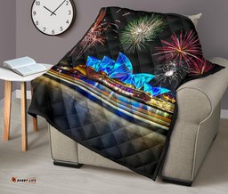 premium quilts sydney opera coverlets midnight landscape art