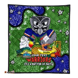 New Zealand Warriors Custom Quilt - Australian Big Things Quilt